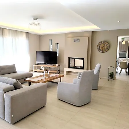 빌라 Luxury Matzourana With Private Pool Sidárion